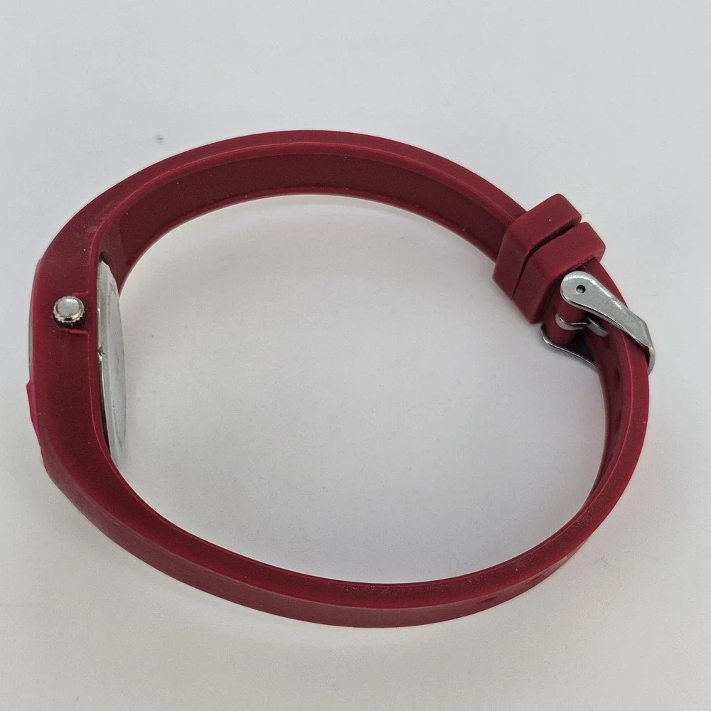 30MM Women's Christmas Watch White Dial Red Plastic Bands New‎ Battery